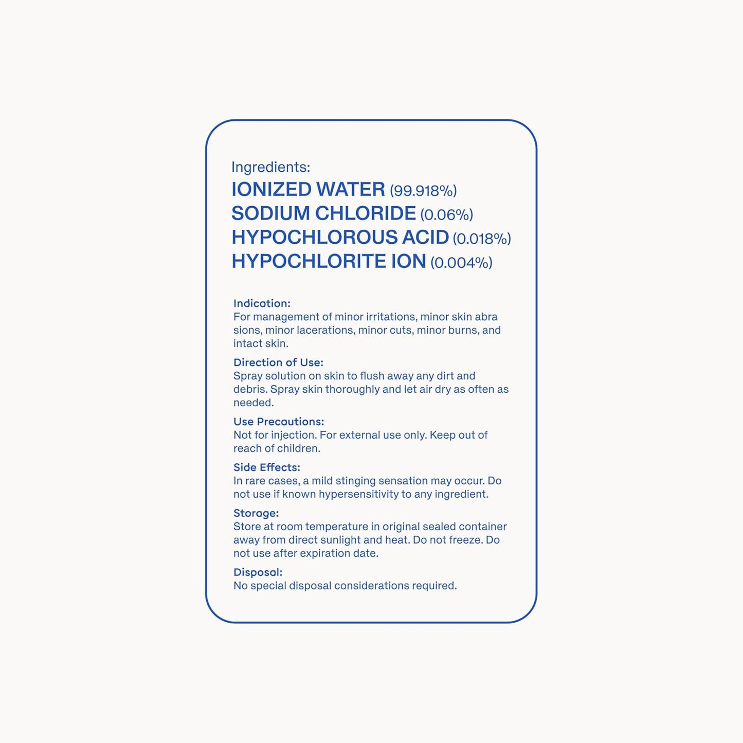 MAGIC MOLECULE Hypochlorous Acid Spray